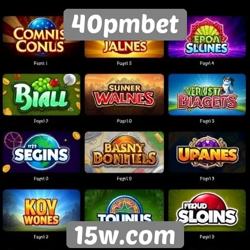 Jogos populares entre os usuários do 40pmbet